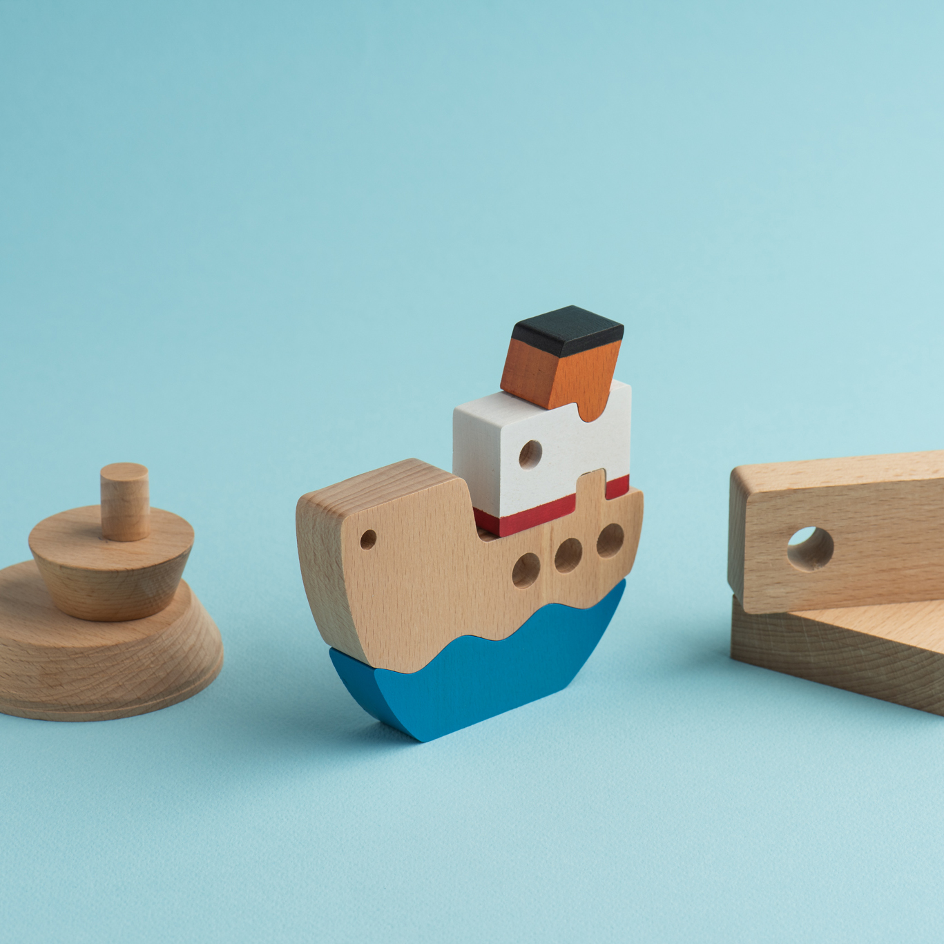 umweltfreundlichen Spielzeug Holz-Puzzle griechische Fähre